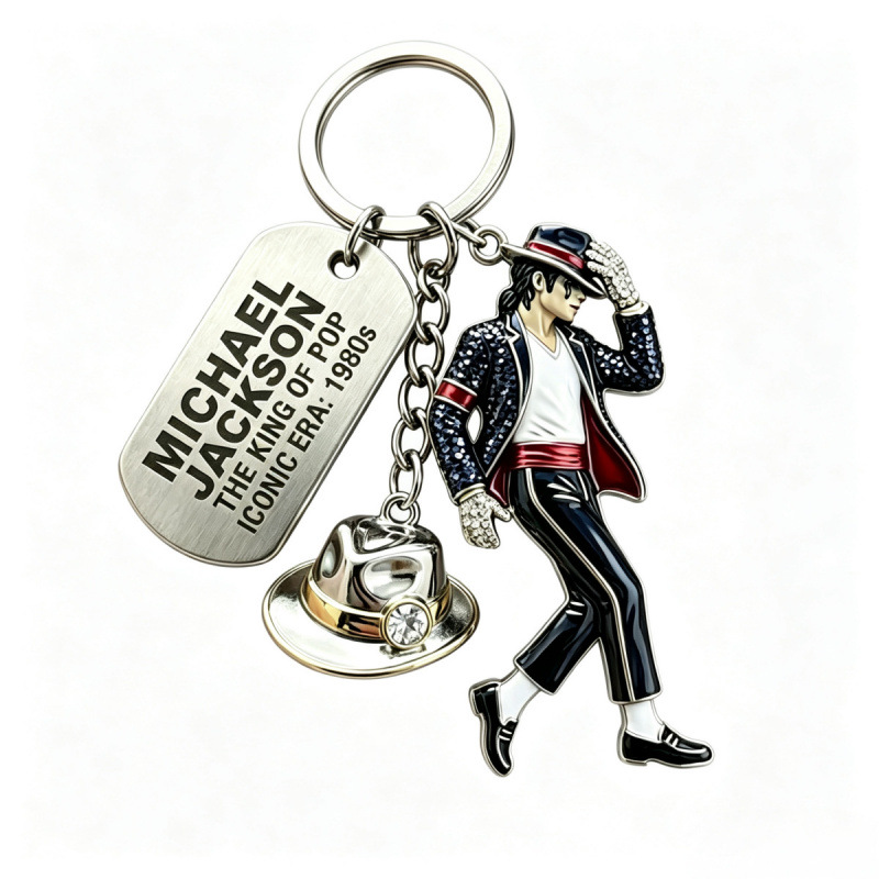 2026 Michael Jackson Keychain, - đánh giá và giá Men Fashion King