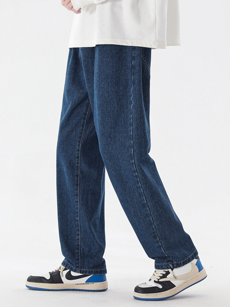 2023 New Korean Fashion Men's  - đánh giá và giá Men'S Fashion Grey Jeans