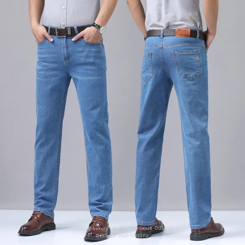 Summer Thin Men's Denim Jeans  - đánh giá và giá Men'S Fashion Nova Jeans
