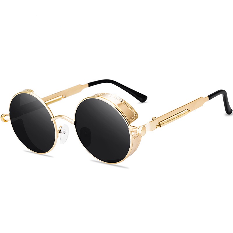 Classic High Quality Steampunk - đánh giá và giá Men'S Fashion Round Glasses
