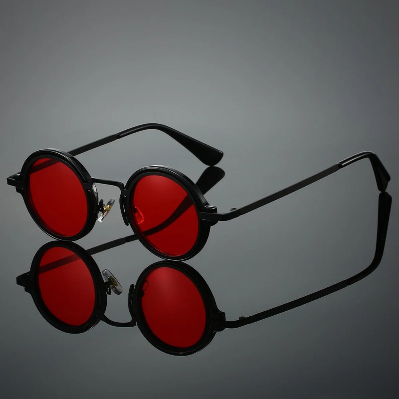 New Retro Metal Round Frame Su - đánh giá và giá Men'S Fashion Round Glasses