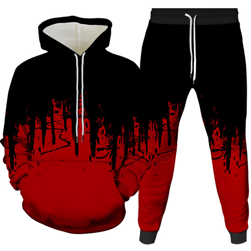 Ink Painting 3D Printed Hoodie - đánh giá và giá Men'S Fashion Hoodies