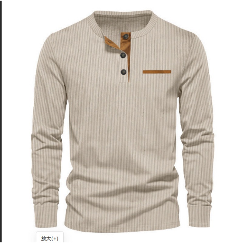 Men's Corduroy Henley Neck Lon - đánh giá và giá Men'S Fashion Usa