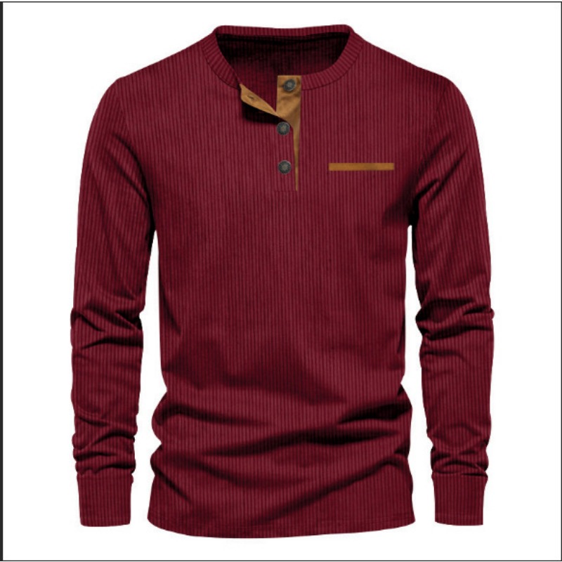 Men's Corduroy Henley Neck Lon - đánh giá và giá Men'S Fashion Usa