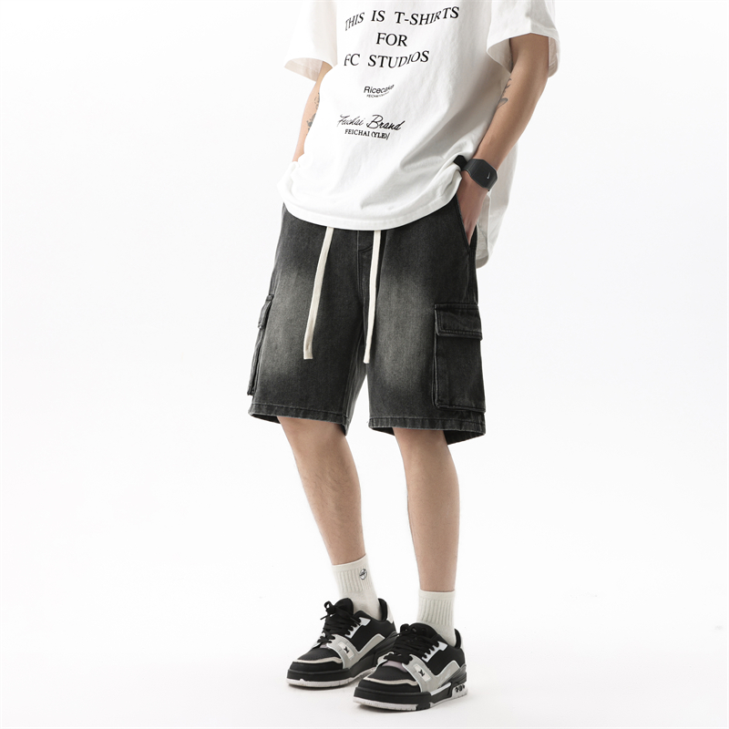 Summer Men's Denim Shorts Retr - đánh giá và giá Men'S Fashion Loose Pants
