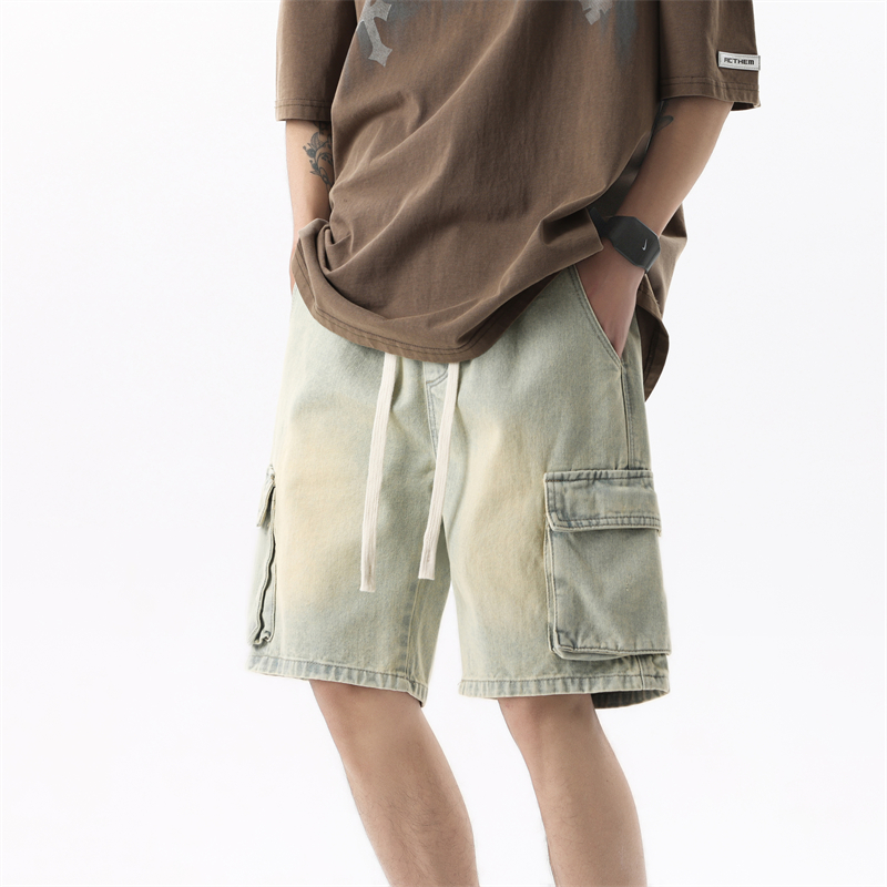 Summer Men's Denim Shorts Retr - đánh giá và giá Men'S Fashion Loose Pants